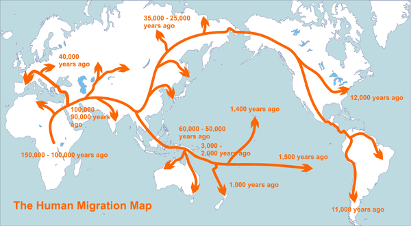 The Human Migration Map